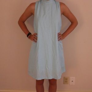 DO+BE blue high collared dress